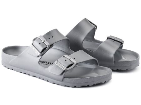 Birkenstock Women s Arizona EVA Sandals - Metallic Silver Sale