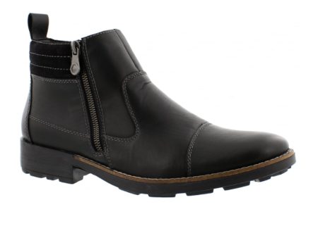 Rieker Ron 36051-00 Ankle Boot (Men) - Nero Black Online now