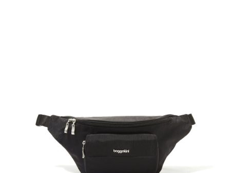 Baggallini Modern Everywhere Waist Pack Sling - Black Sale