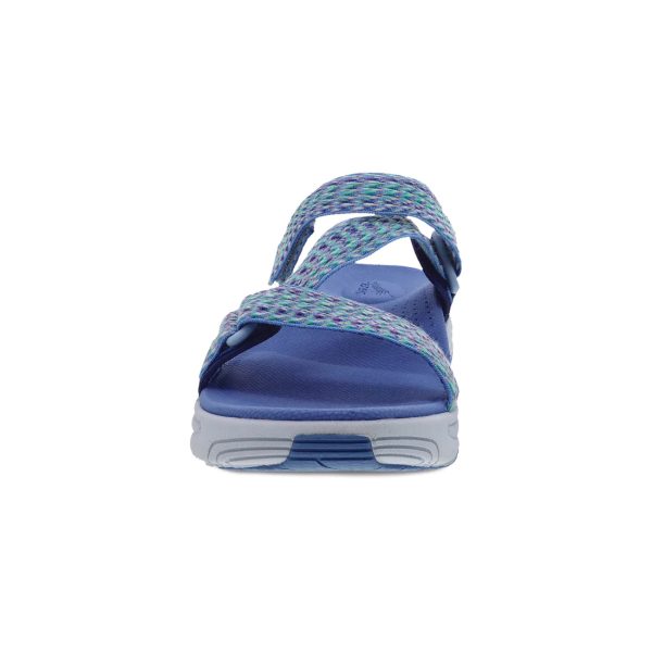 Dansko Women s Rosette Sandal - Blue Multi Webbing Online now