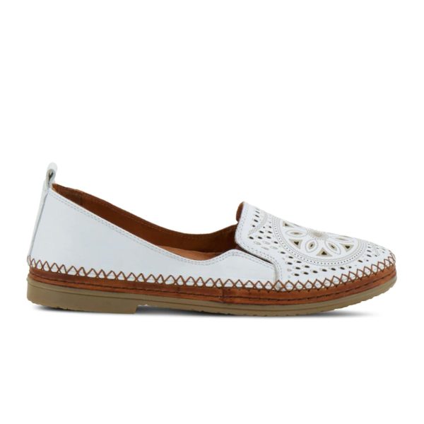 Spring Step Ingrid Slip On Loafer (Women) - White Hot on Sale