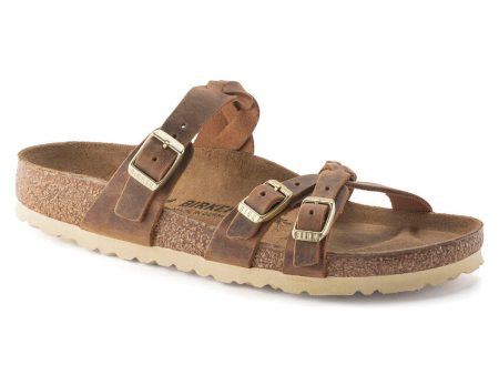 Birkenstock Women s Franca Sandal - Cognac Oiled Leather Online now