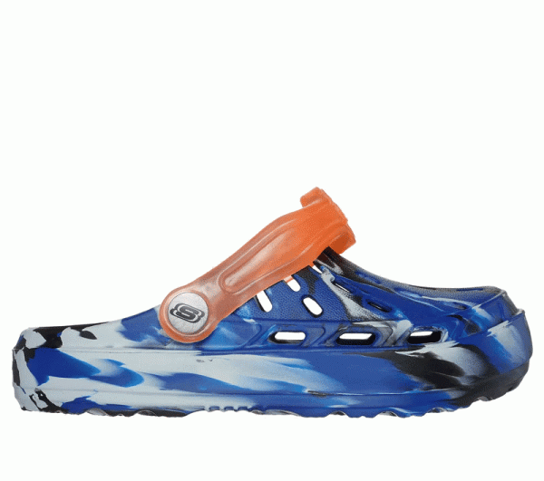 Foamies by Skechers Swifters Transluminator Clog - Blue Hot on Sale