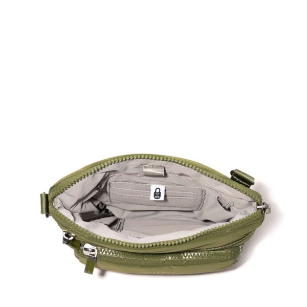 Baggallini Modern Pocket Crossbody - Sage Puff For Cheap