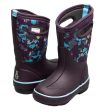 Bogs Kid s Classic II Camo Texture Boot - Plum Multi For Discount