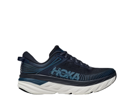 HOKA Men s Bondi 7 Sneaker - Outerspace White For Discount