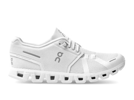 On Running Cloud 5 Running Shoe (Women) - All White Fashion