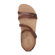 Aetrex Jillian Braided Backstrap Sandal (Women) - Walnut on Sale