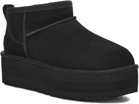 Women s UGG Classic Ultra Mini Platform Boot in Black Online Sale