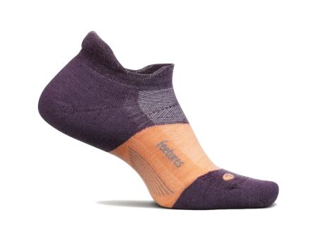 Feetures Merino No Show Tab - Spicy Plum Discount