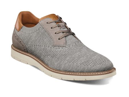 Florsheim Men s Vibe Knit Plain Toe Oxford - Gray Sale