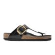 Birkenstock Gizeh Big Buckle Sandal (Women) - High Shine Black Leather Supply