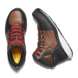 Keen Utility Red Hook Carbon Fiber Toe Mid Work Boot (Men) - Tobacco Black Online now