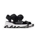 Sorel Women s Kinetic Y-Strap Sandal - Black Sea Salt Hot on Sale