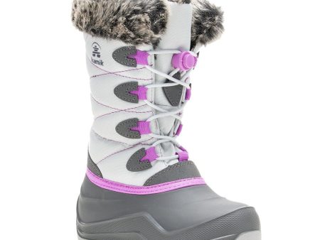 Kamik Children s Snow Angel Boot - Gray Online Hot Sale