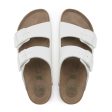 Birkenstock Arizona Grooved Vegan Platform Slide Sandal (Women) - White Birko-Flor Online Sale