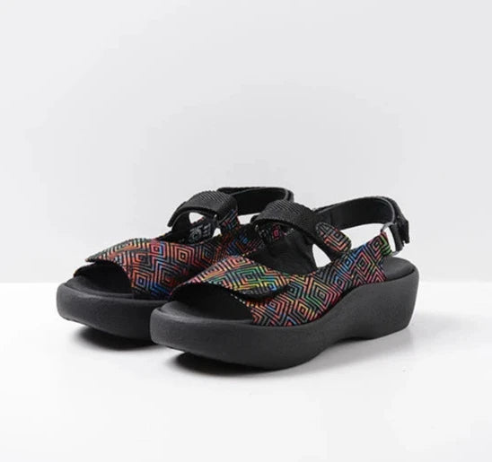 Wolky Women s Jewel Sandal - Multi Corza Print on Sale