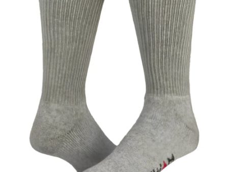 Wigwam King Cotton Crew Heavyweight Cotton Sock - Grey Cheap