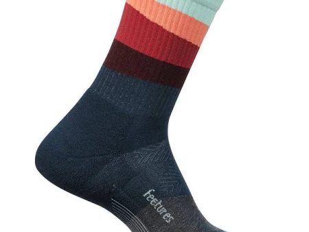 Feetures Elite Trail Max Cushion Mini Crew - Navy Hot on Sale