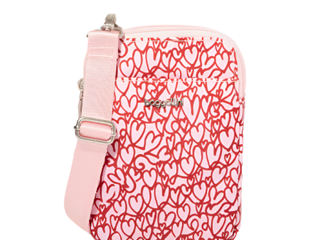 Baggallini Women s Modern Take Two RFID Crossbody Bag - Heart Print Discount