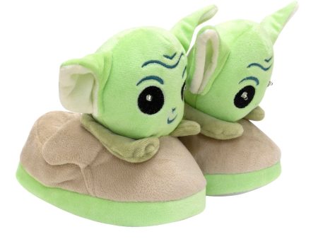 Grogu™ Light-Up Slippers in Green on Sale