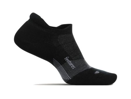 Feetures Merino 10 Cushion No Show Tab - Charcoal Cheap