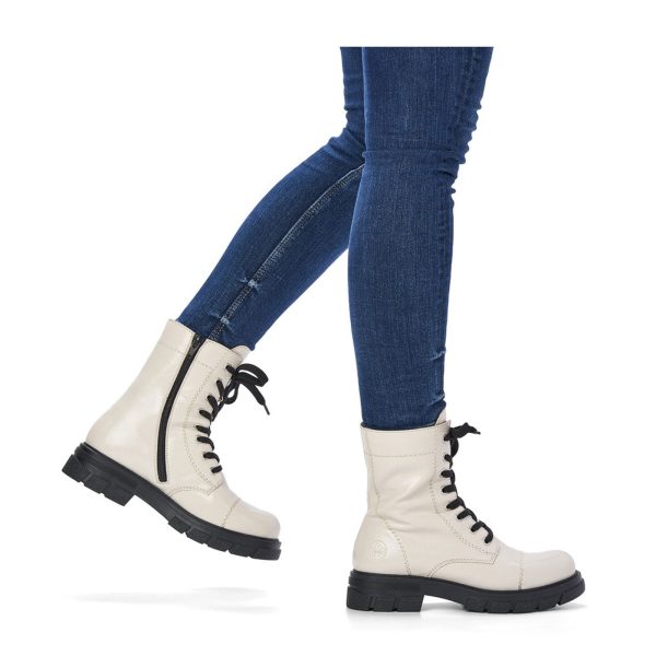 Rieker Tora Z9122-80 Mid Boot (Women) - Offwhite Online