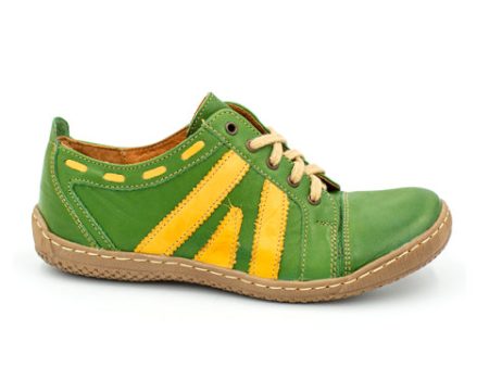 V-Italia Heritage Trainer (Women) - Green Gold Hot on Sale