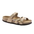 Birkenstock Franca Soft Footbed Slide Sandal (Women) - Sandcastle Nubuck Online