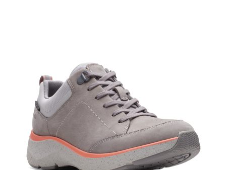 Clarks Women s Wave 2.0 Lace Waterproof - Grey Peach Online Sale