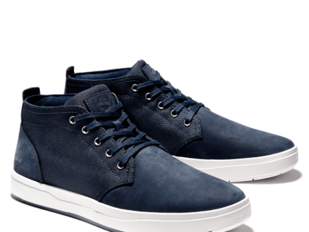 Timberland Men s Davis Square F L Chukka - Navy Black Iris Cheap