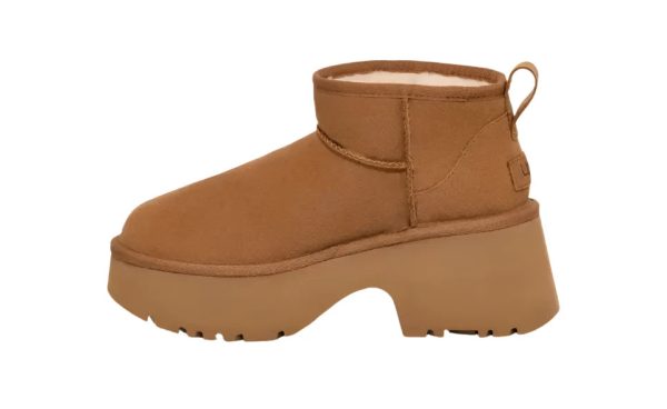 UGG® Women s Classic Ultra Mini New Heights Boot - Chestnut Sale