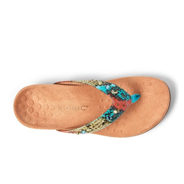 Vionic Lucia Sandal (Women) - Blue Teal Online Hot Sale