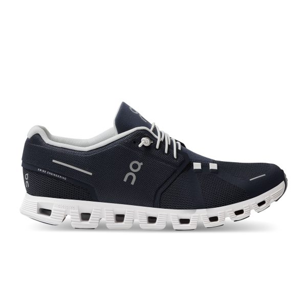 On Running Cloud 5 Running Shoe (Men) - Midnight White Sale