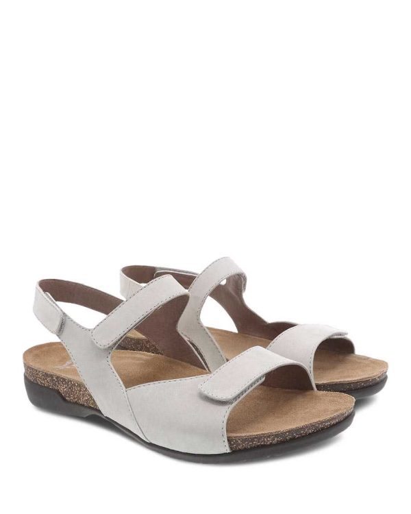 Dansko Women s Ronda Sandal - Ivory Milled Nubuck For Cheap