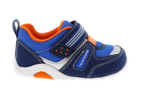 Tsukihoshi Baby Neko - Navy Tangerine (Sizes Infant 3.5 to 7) Cheap