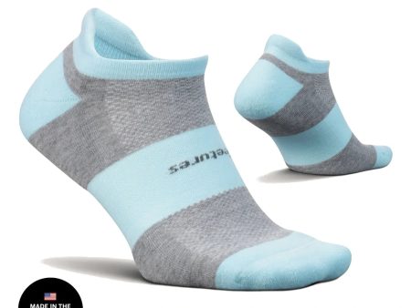 Feetures High Performance Ultra Light No Show Tab - Bliss Blue on Sale