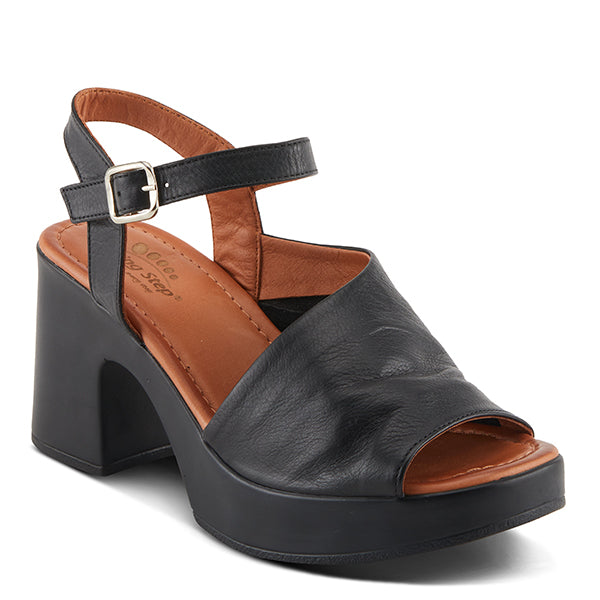 Spring Step Women s Cello Sandals - Black For Cheap