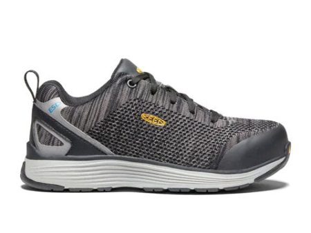 Keen Utility Sparta ESD Low Composite Toe Work Shoe(Women) - Black Grey Flannel Hot on Sale