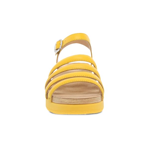 Dansko Women s Roxie Sandal - Yellow Nappa Discount