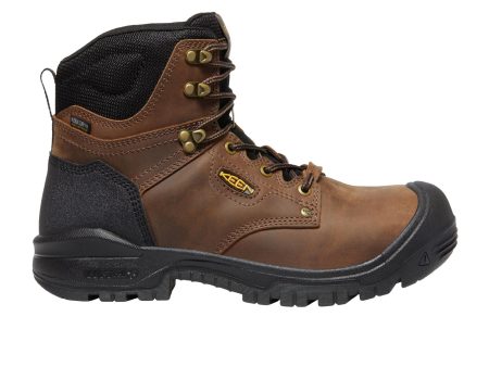 Keen Utility Independence 6  Waterproof Composite Toe Boot (Men) - Dark Earth Black Online Hot Sale