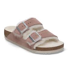 Birkenstock Arizona Shearling in Pink Clay Online Sale