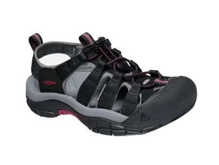 Keen Women s Newport H2 Sandal Black Raspberry Fashion