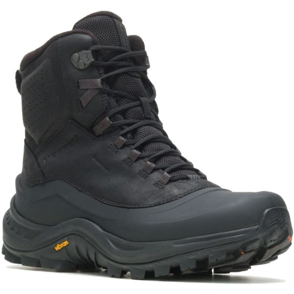 Merrell Men s Thermo Overlook 2 Mid Boot Waterproof w  Arctic Grip - Black on Sale