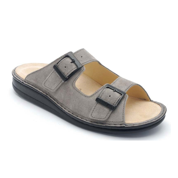 Finn Comfort Hollister Slide Sandal (Women) - Ginger Gray Discount