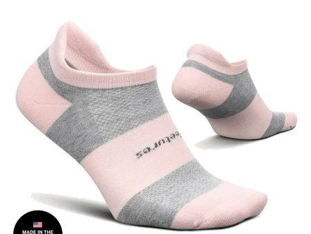 Feetures High Performance Ultra Light No Show Tab - Pink Blanket Sale