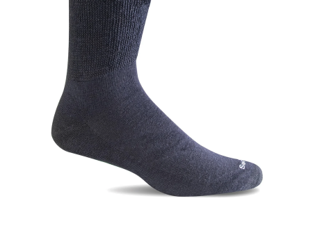 Sockwell Extra Easy Crew Sock (Women) - Black Sale