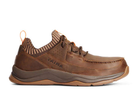 Ariat Working Mile Low Composite Toe Work Shoe (Men) - Distressed Brown Hot on Sale