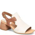 Born Women s Sylvie Sandals - White Brown Sale