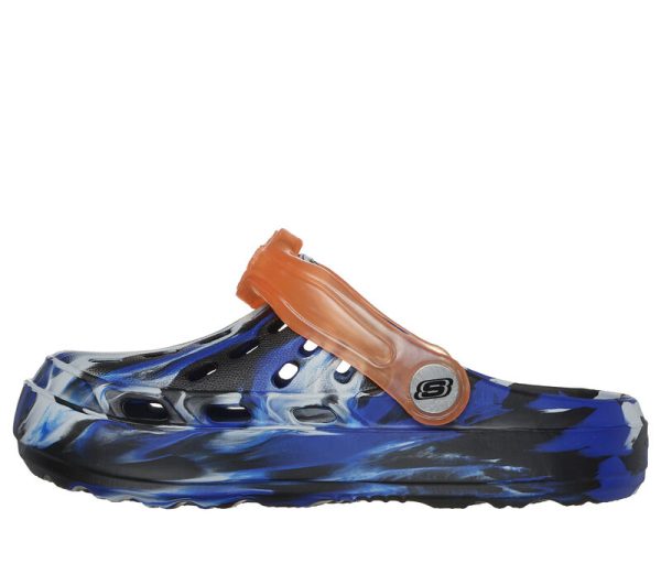 Foamies by Skechers Swifters Transluminator Clog - Blue Hot on Sale